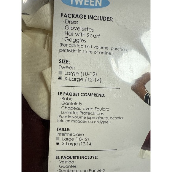 CALIFORNIA‎ COSTUMES Tween Steampunk Girl Costume Sz-XL (12-14) - Picture 2 of 4